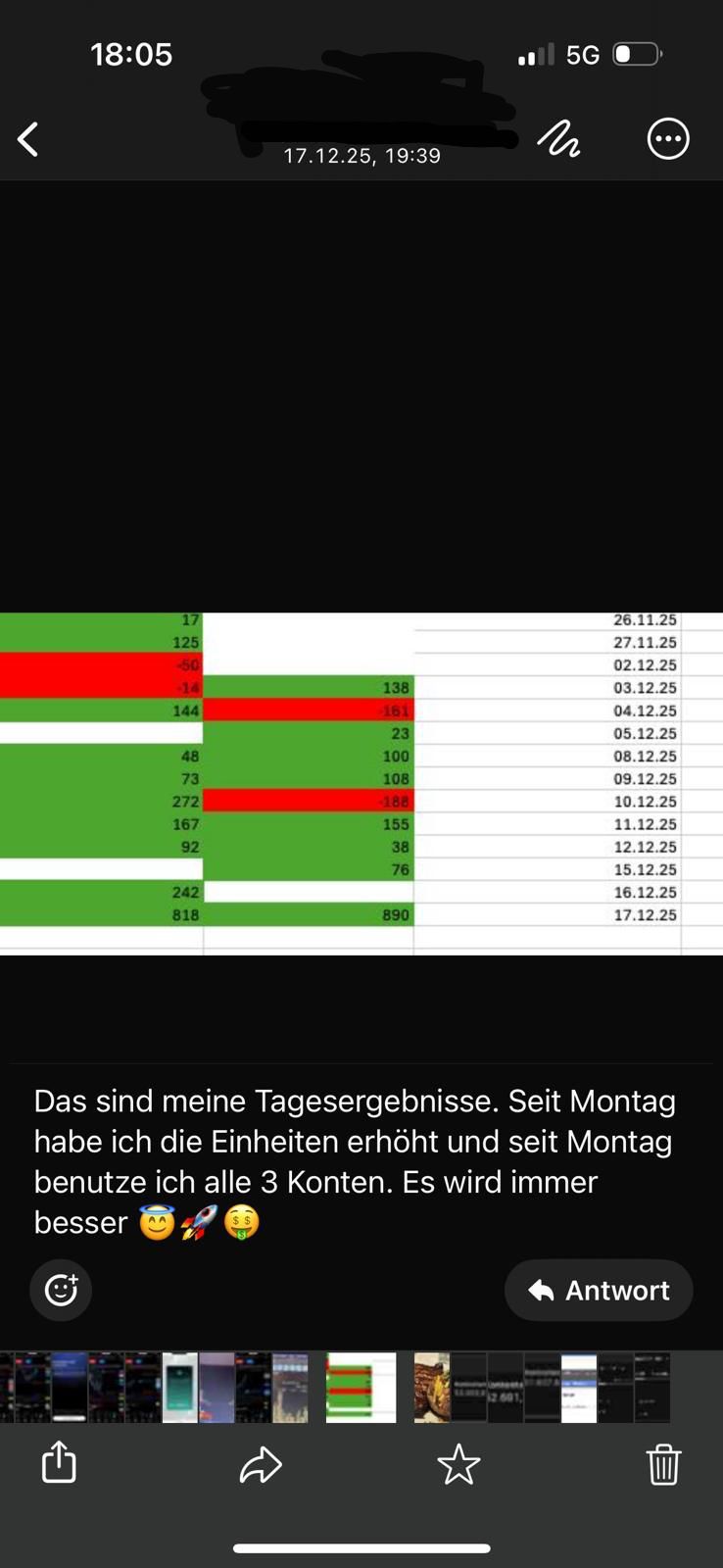 Kundenfeedback Trading Psychologie